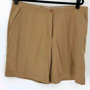 BOLLE GOLF, women's shorts, khaki 16. Comfortable natural‎ color.
